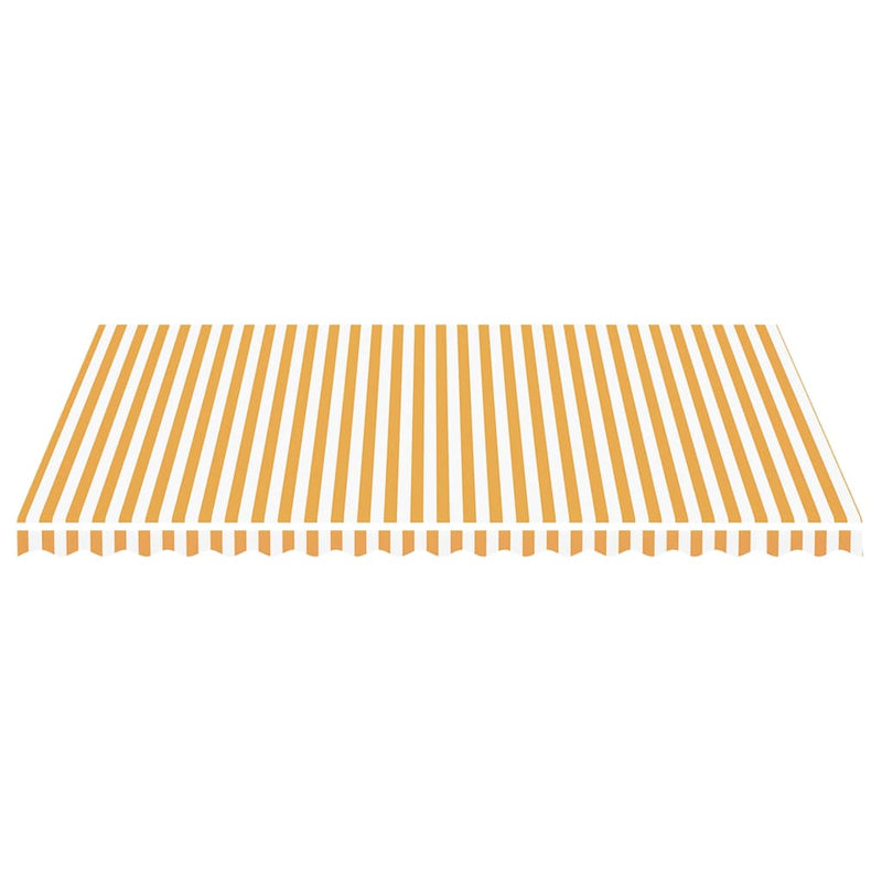 ギャラリービューアに画像をロードする, Vidaxl vervangingsdoek voor luifel 5x3,5 m geel en wit
