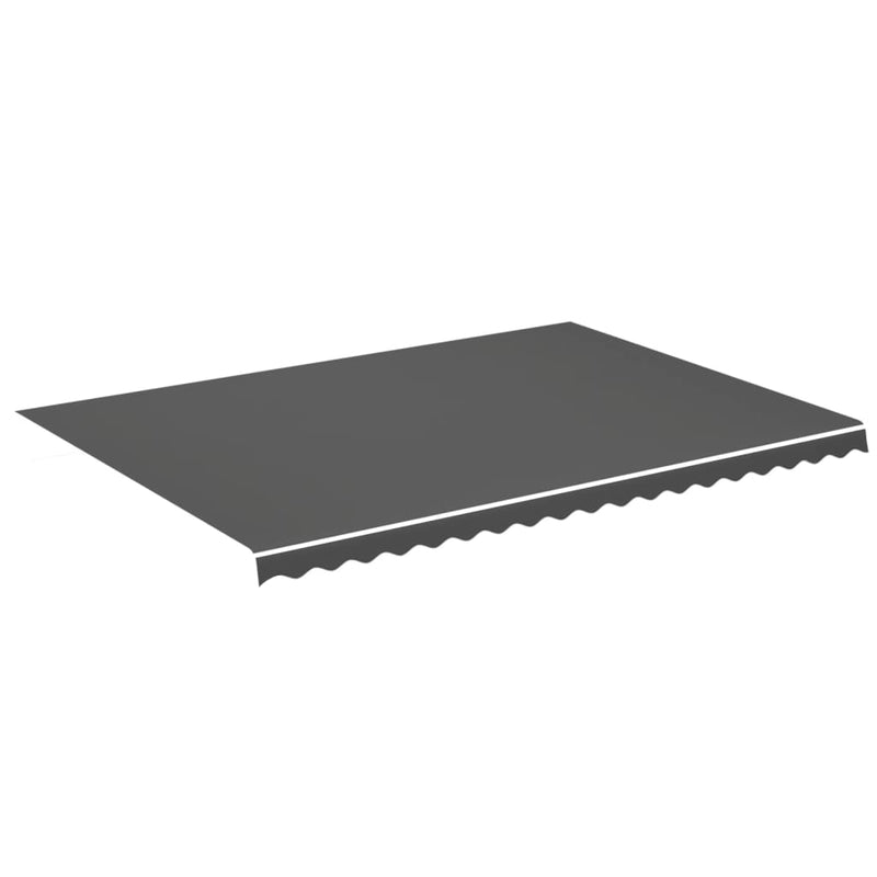 Load image into Gallery viewer, Vidaxl vervangingsdoek voor luifel 5x3,5 m antracietkleurig
