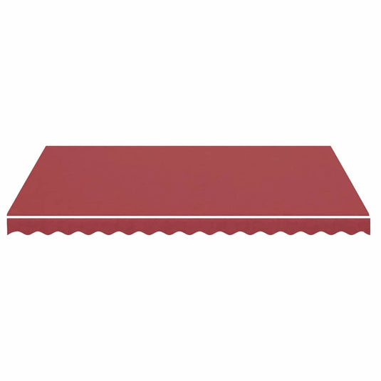 Vidaxl vervangingsdoek voor luifel 4x3 m bordeauxrood