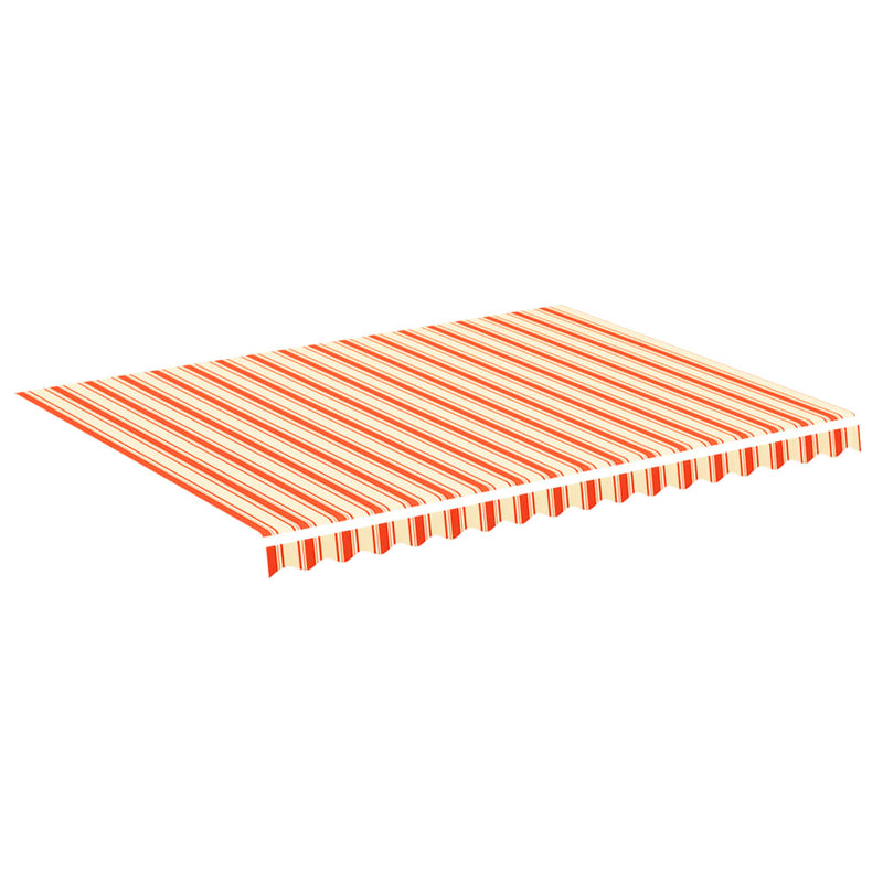 Load image into Gallery viewer, Vidaxl vervangingsdoek voor luifel 4x3 m geel en oranje
