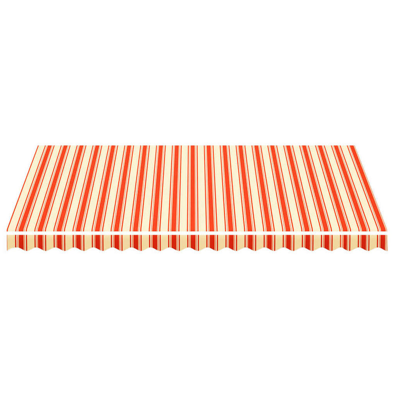 Load image into Gallery viewer, Vidaxl vervangingsdoek voor luifel 4,5x3 m geel en oranje
