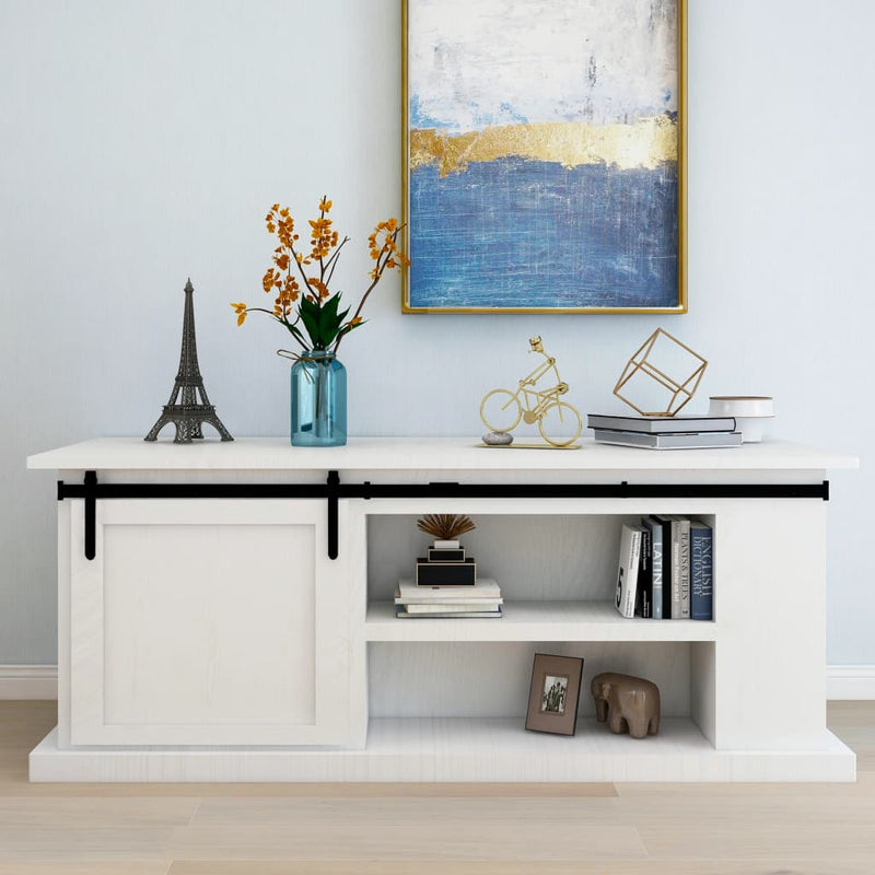 Load image into Gallery viewer, Vidaxl ophangset voor minischuifdeur 200 cm koolstofstaal
