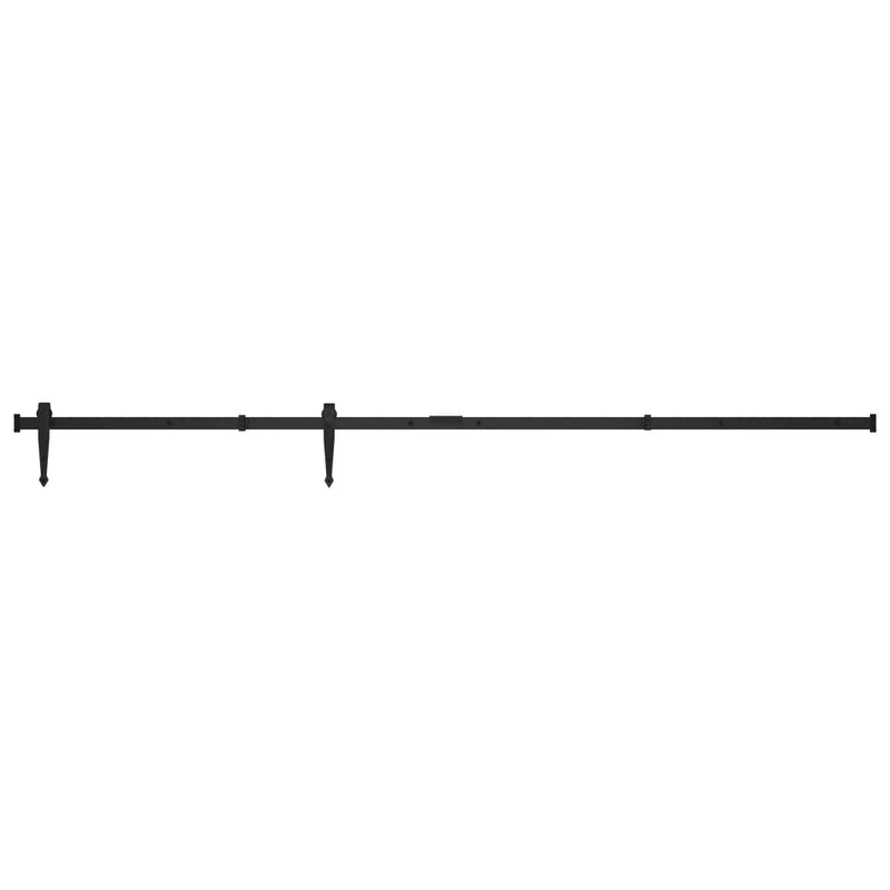 Load image into Gallery viewer, Vidaxl ophangset voor minischuifdeur 200 cm koolstofstaal
