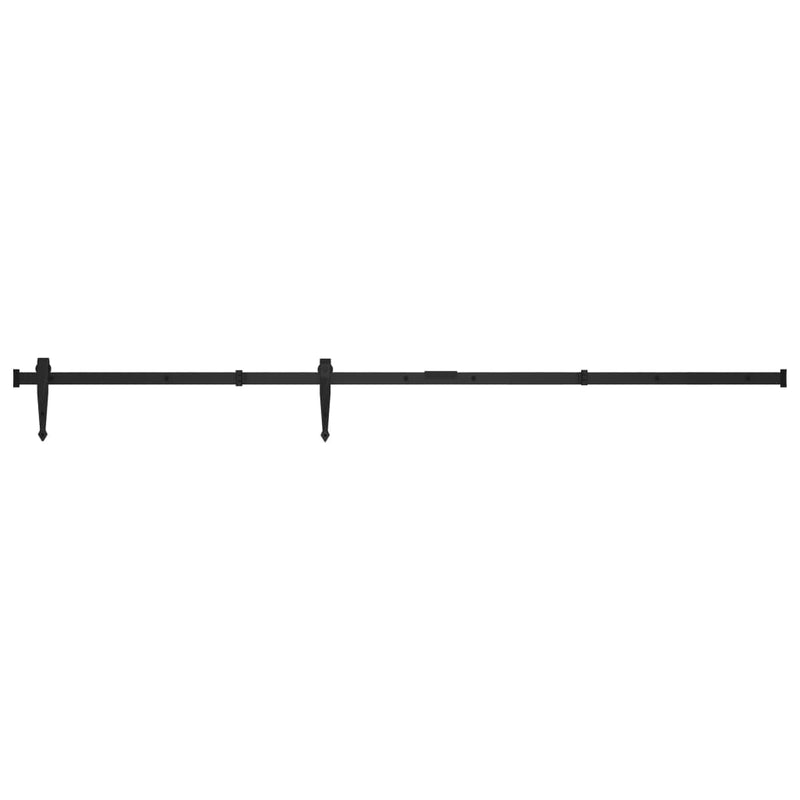Load image into Gallery viewer, Vidaxl ophangset voor minischuifdeur 152 cm koolstofstaal
