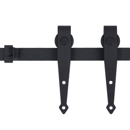 Vidaxl ophangset voor minischuifdeur 152 cm koolstofstaal