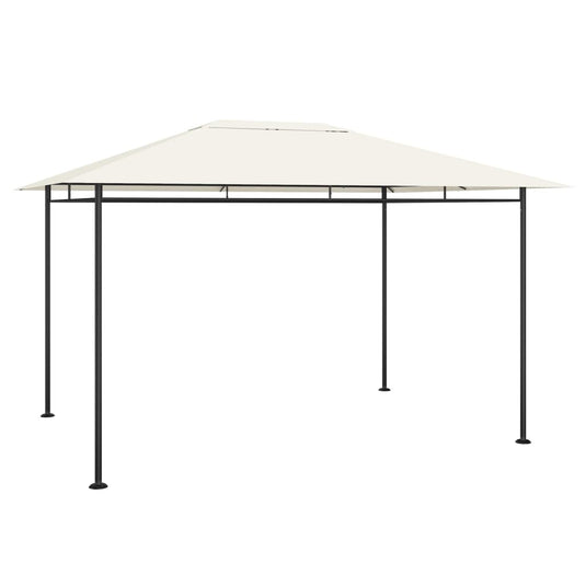 Vidaxl prieel 180 g m² 384x281x270 cm crèmekleurig