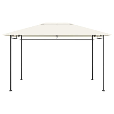 Vidaxl prieel 180 g m² 384x281x270 cm crèmekleurig