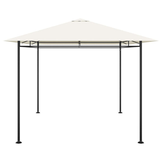 Vidaxl prieel 180 g m² 384x281x270 cm crèmekleurig