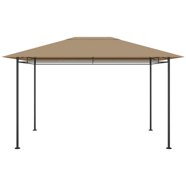 Vidaxl prieel 180 g m² 384x281x270 cm taupe