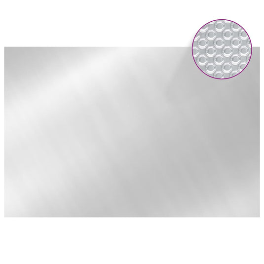 Vidaxl zwembadhoes 300x200 cm pe zilverkleurig