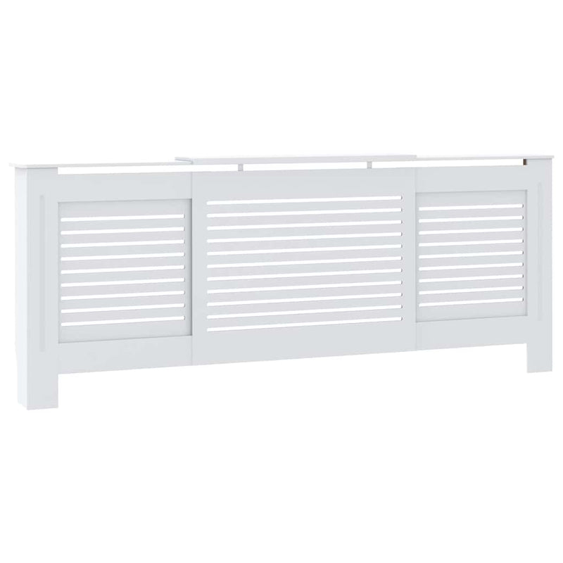Load image into Gallery viewer, Vidaxl radiatorombouw 205 cm mdf wit
