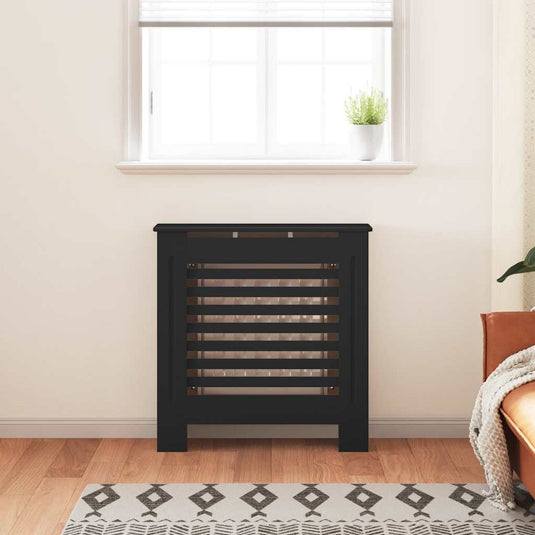 Vidaxl radiatorombouw 78 cm mdf zwart