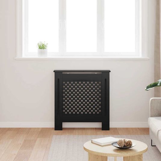 Vidaxl radiatorombouw 78 cm mdf zwart