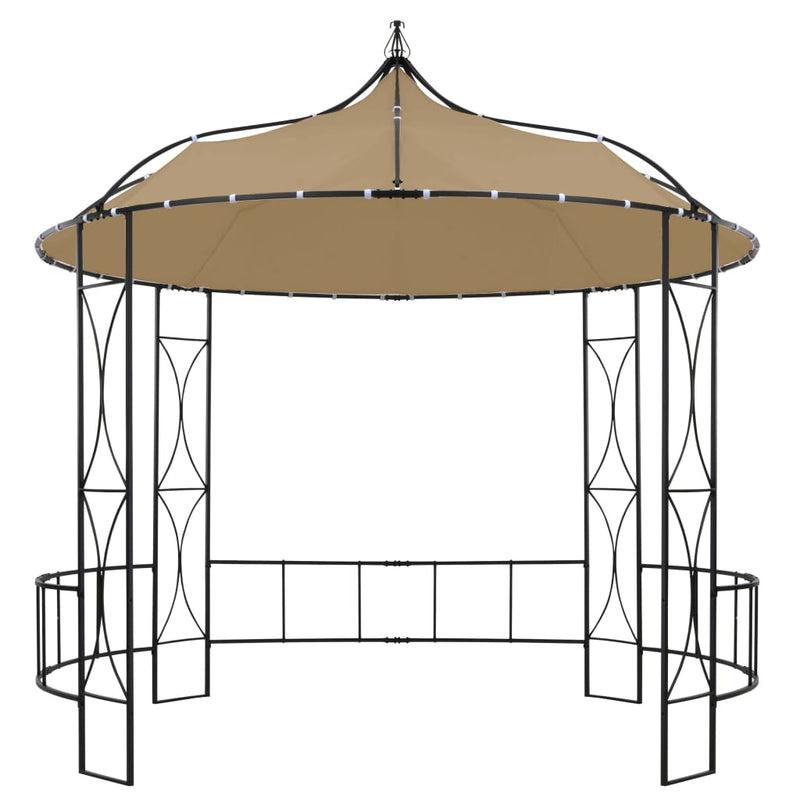 Load image into Gallery viewer, Vidaxl prieel rond 300x290 cm taupe
