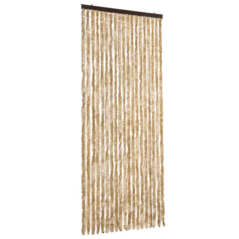 Load image into Gallery viewer, Vidaxl vliegengordijn 56x200 cm chenille beige
