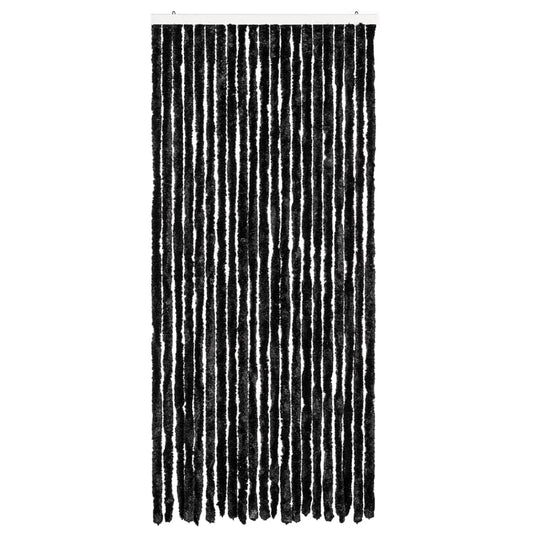Vidaxl vliegengordijn 90x200 cm chenille antraciet