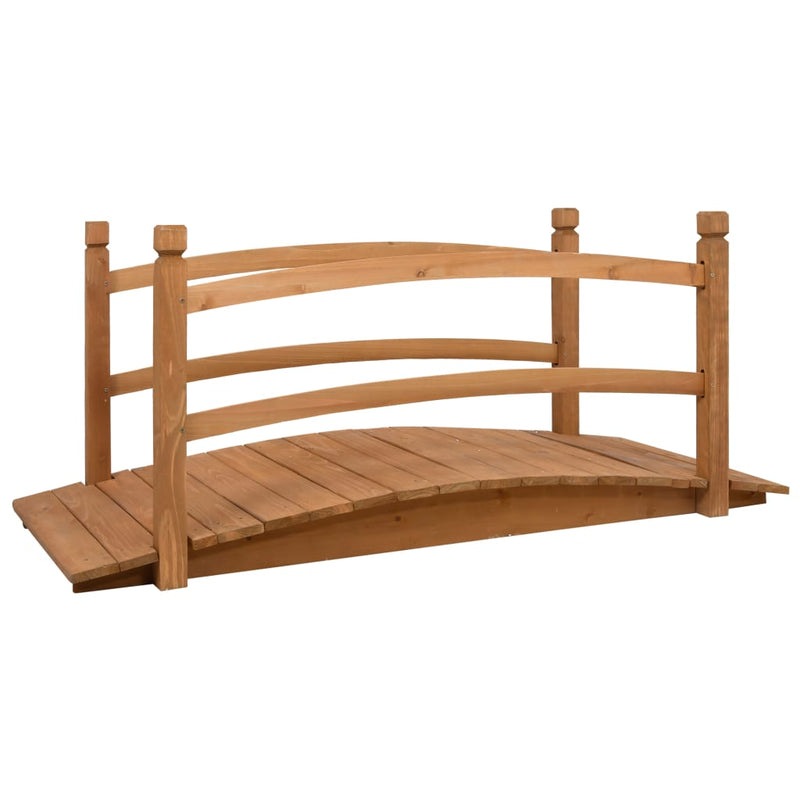 Load image into Gallery viewer, Vidaxl tuinbrug 140x60x60 cm massief vurenhout
