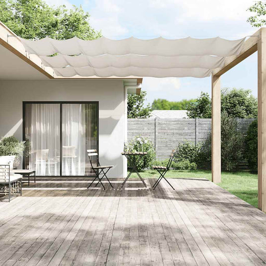 Vidaxl luifel verticaal 180x1200 cm oxford stof wit