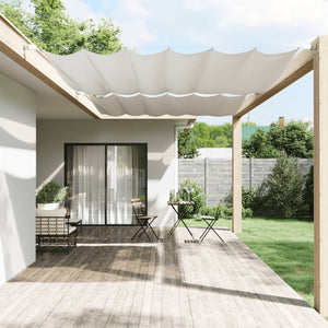 VidaXL Luifel verticaal 300x270 cm oxford stof wit