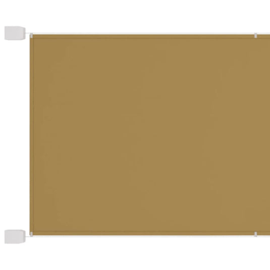 Vidaxl luifel verticaal 60x420 cm oxford stof beige