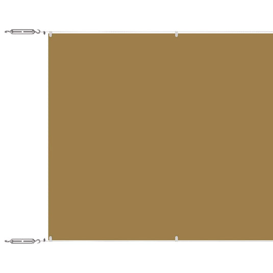 Vidaxl luifel verticaal 60x600 cm oxford stof beige