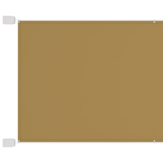 Vidaxl luifel verticaal 140x800 cm oxford stof beige