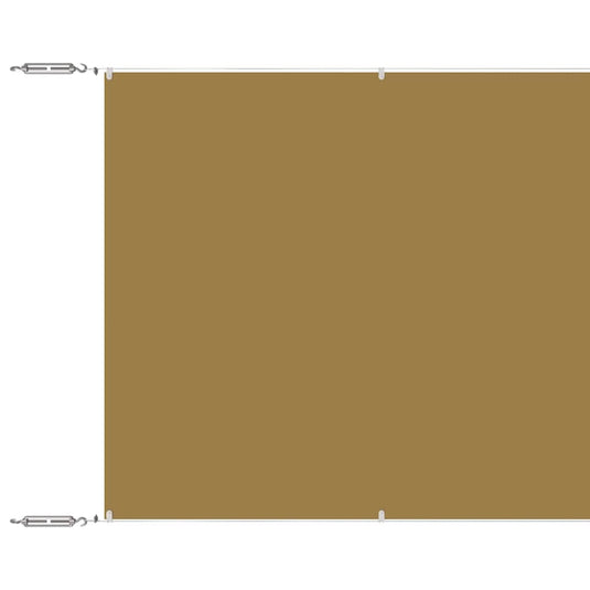 Vidaxl luifel verticaal 140x1000 cm oxford stof beige