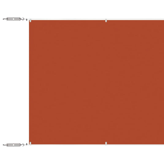 Vidaxl luifel verticaal 60x800 cm oxford stof terracottakleurig