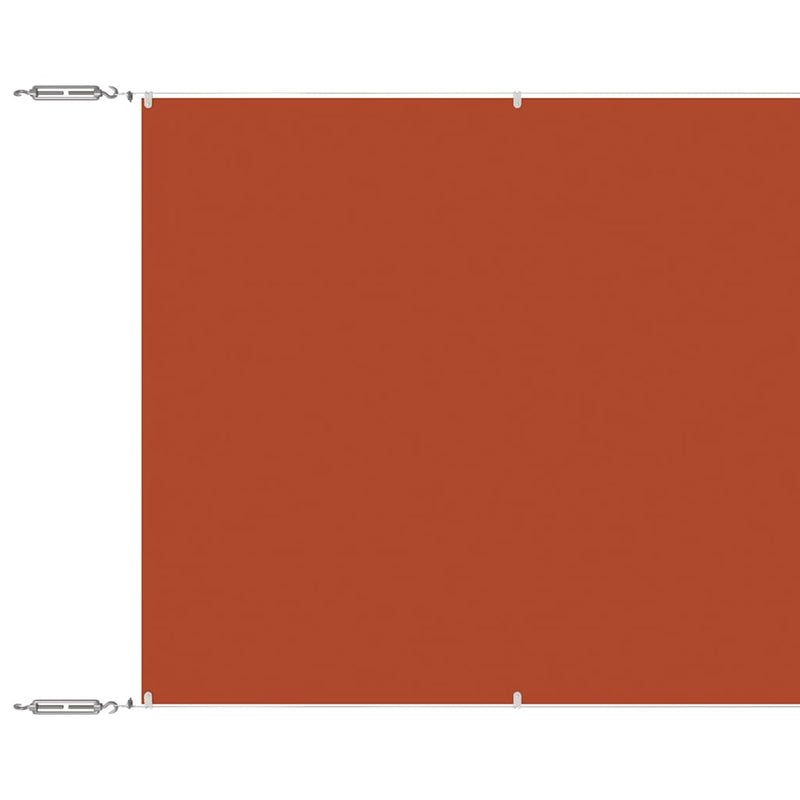 Load image into Gallery viewer, Vidaxl luifel verticaal 60x800 cm oxford stof terracottakleurig
