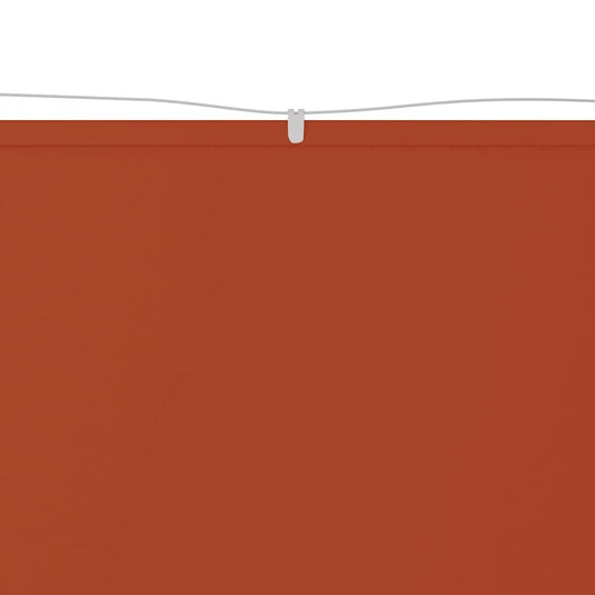 Vidaxl luifel verticaal 60x1200 cm oxford stof terracottakleurig