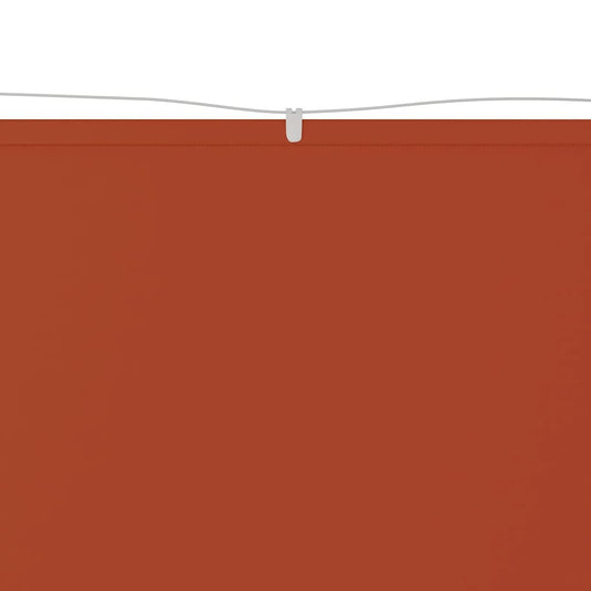 Vidaxl luifel verticaal 100x800 cm oxford stof terracottakleurig