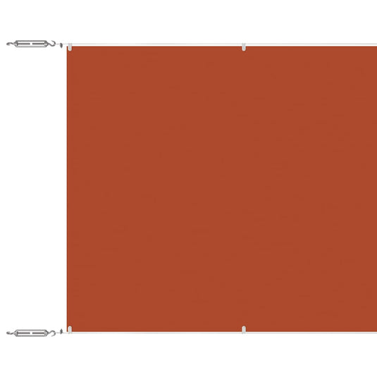 Vidaxl luifel verticaal 180x800 cm oxford stof terracottakleurig