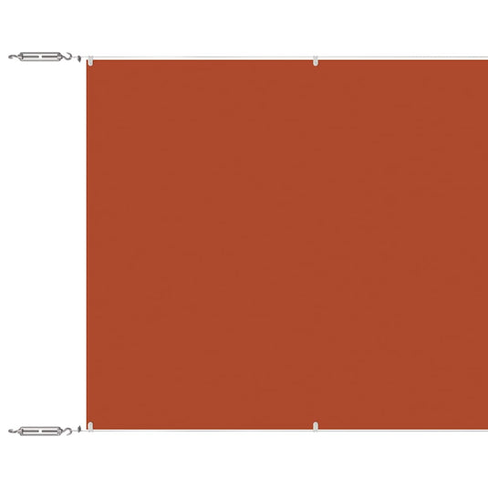 Vidaxl luifel verticaal 180x1000 cm oxford stof terracottakleurig