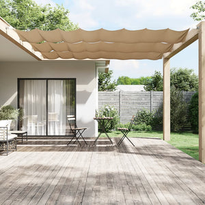 Vidaxl luifel verticaal 60x360 cm oxford stof taupe