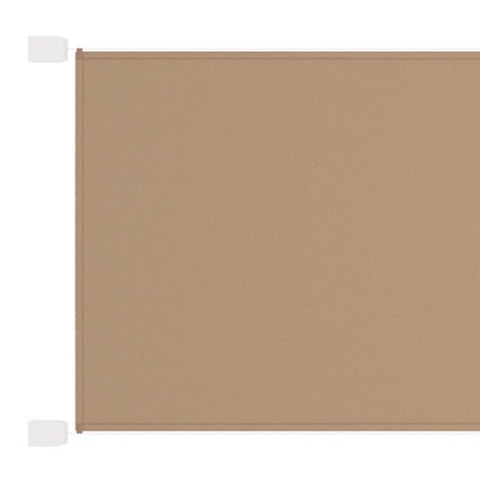 Vidaxl luifel verticaal 60x420 cm oxford stof taupe