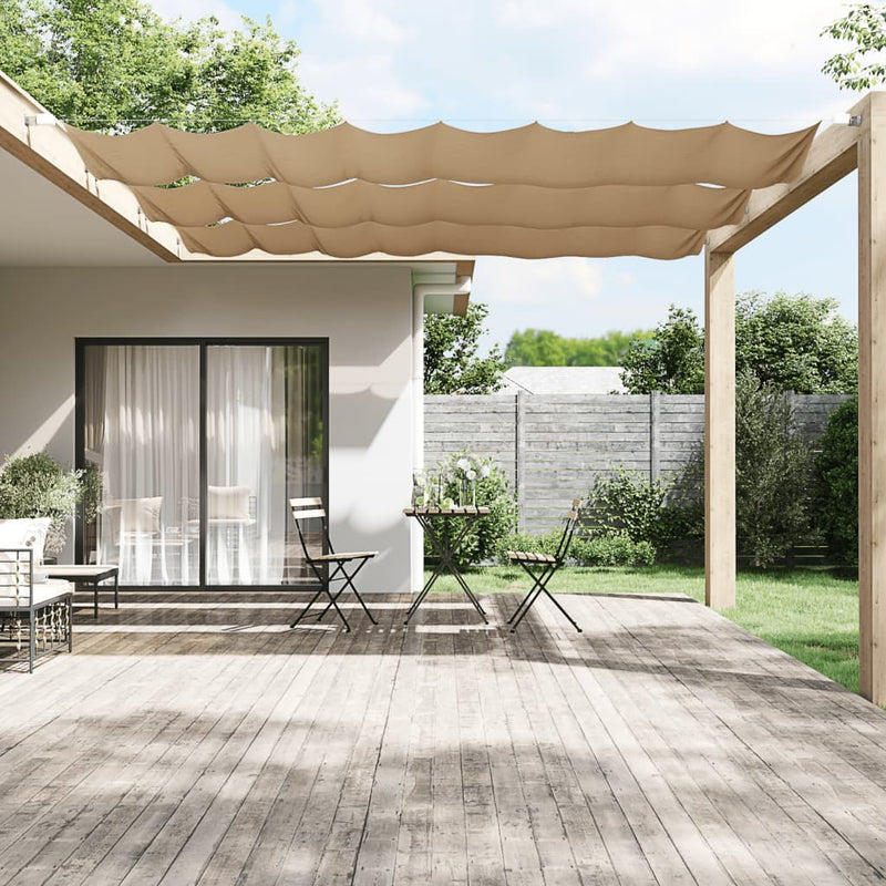 Load image into Gallery viewer, Vidaxl luifel verticaal 100x600 cm oxford stof taupe
