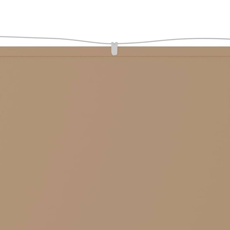 Load image into Gallery viewer, Vidaxl luifel verticaal 100x100 cm oxford stof taupe
