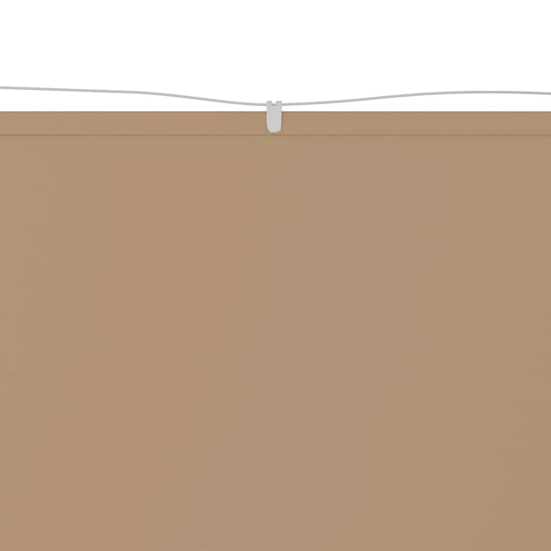 Load image into Gallery viewer, Vidaxl luifel verticaal 100x1200 cm oxford stof taupe
