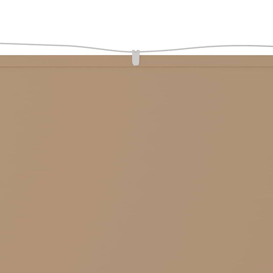 Vidaxl luifel verticaal 100x1200 cm oxford stof taupe