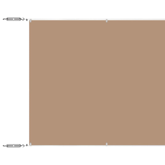 Vidaxl luifel verticaal 140x600 cm oxford stof taupe