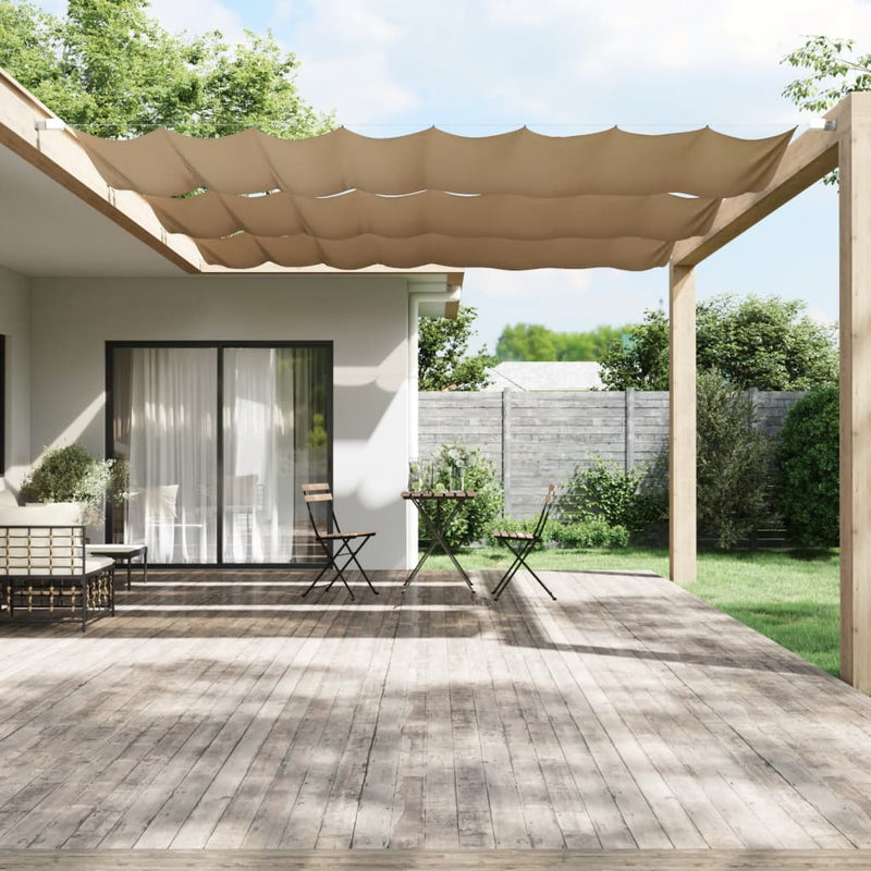 Load image into Gallery viewer, Vidaxl luifel verticaal 180x600 cm oxford stof taupe
