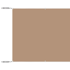 Vidaxl luifel verticaal 180x1200 cm oxford stof taupe