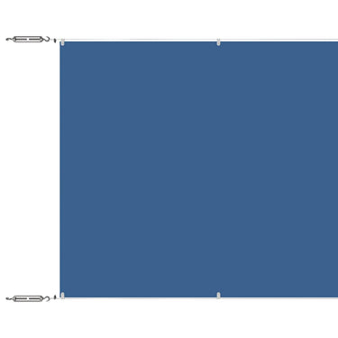 Vidaxl luifel verticaal 140x800 cm oxford stof blauw