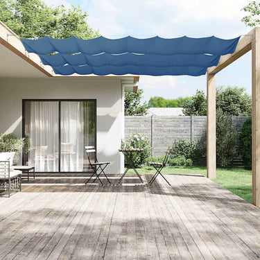 Vidaxl luifel verticaal 140x1000 cm oxford stof blauw
