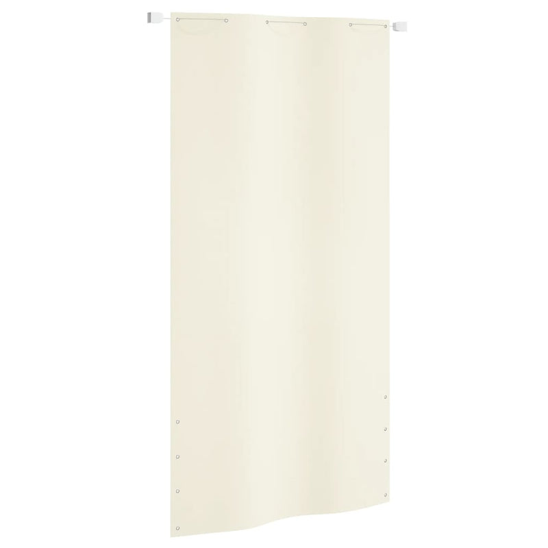 Load image into Gallery viewer, VidaXL Balkonscherm 120x240 cm oxford stof crèmekleurig
