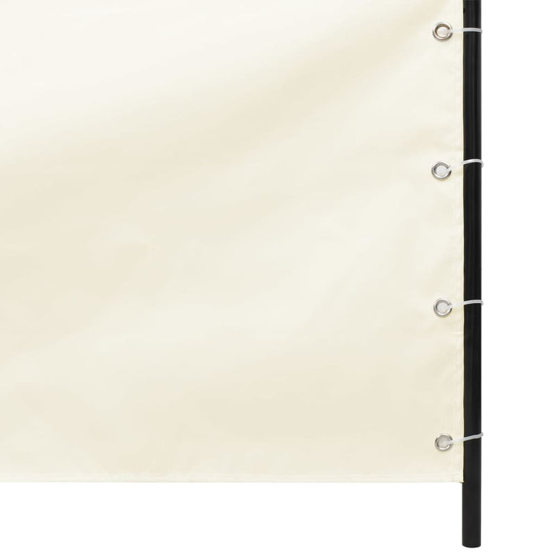 Load image into Gallery viewer, VidaXL Balkonscherm 140x240 cm oxford stof crèmekleurig
