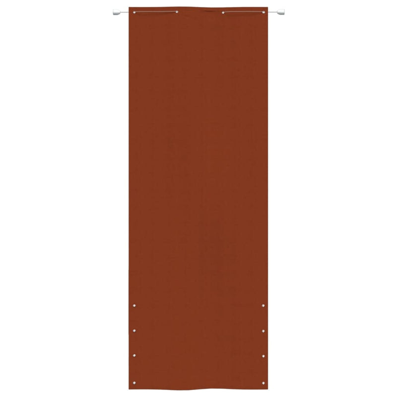 Load image into Gallery viewer, Vidaxl balkonscherm 80x240 cm oxford stof terracottakleurig
