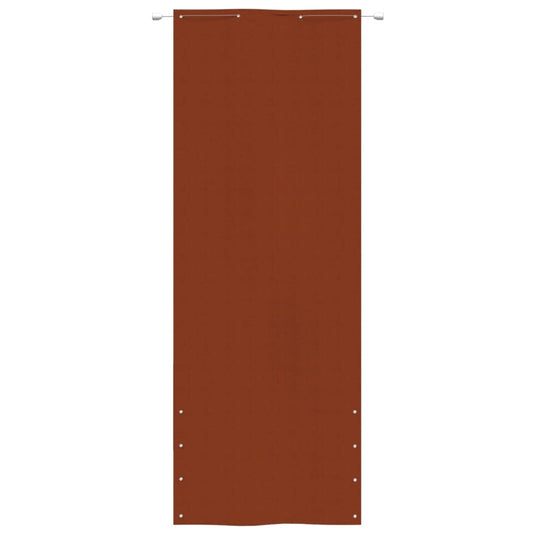 Vidaxl balkonscherm 80x240 cm oxford stof terracottakleurig