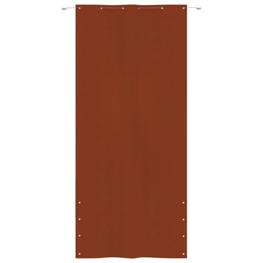 VidaXL Balkonscherm 120x240 cm oxford stof terracottakleurig