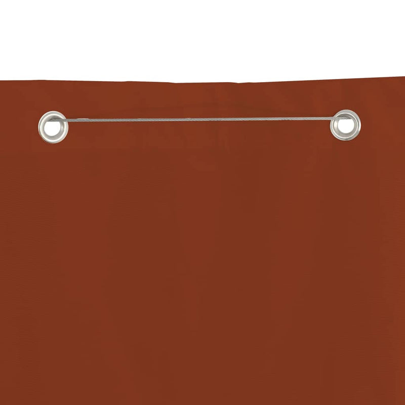 Load image into Gallery viewer, Vidaxl balkonscherm 160x240 cm oxford stof terracottakleurig
